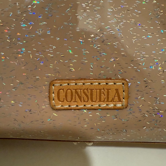 Consuela Red and Orange Chevron Crossbody Bag - Picture 3 of 6